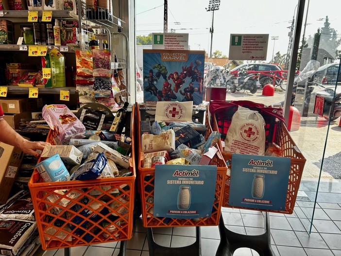 Nel fine settimana Carrelli della Solidarietà con la Croce Rossa di Sanremo