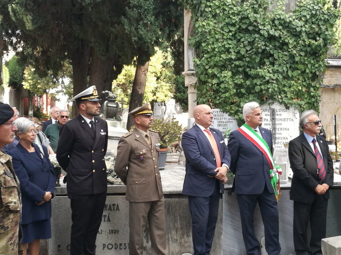 Sanremo: con la cerimonia commemorativa al Cimitero il via alle celebrazioni dei 100 anni dalla vittoria nella prima guerra mondiale