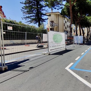 I lavori per i carotaggi in via Nino Bixio