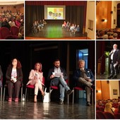 Verso le amministrative, confronto tra i candidati sindaco di Ventimiglia al teatro comunale: le proposte per il settore florovivaistico (Foto e video)