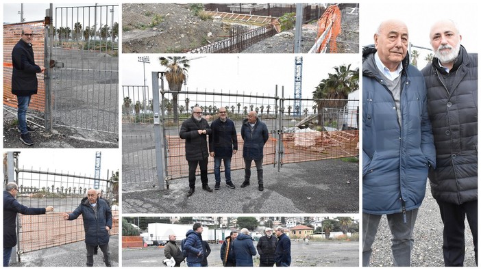 Sanremo: consegnate le chiavi del cantiere per il Palazzetto dello Sport, ora riprendono i lavori (Foto e Video)