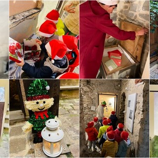 San Biagio della Cima, caccia al tesoro natalizia per i bimbi della scuola dell'infanzia (Foto)