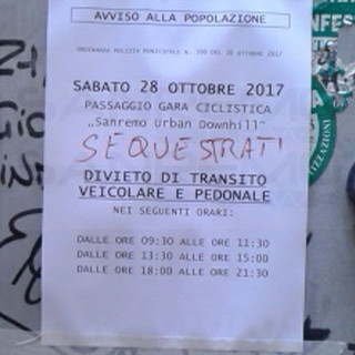 Sanremo: il successo della 'Urban Downhill' non piace a tutti, nella Pigna alcuni si sentono 'sequestrati' (Foto)