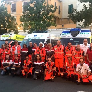 Ventimiglia: assistenza sanitaria della Croce Verde Intemelia per i fuochi di San Secondo (Foto)