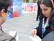 Festival di Sanremo: gli studenti del Liceo Cassini ieri insieme a Rdsnetx in piazza Muccioli (Foto)