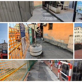 Sanremo: camminamento di piazza Eroi, commercianti soddisfatti, entro l'anno la piazza potrà essere libera (Foto)