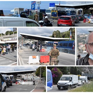 Ventimiglia: controlli serrati e lunghe code al Confine, mattinata da incubo per i frontalieri diretti in Francia (Foto e video)