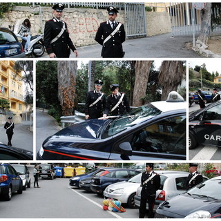 Sanremo: pattuglie dei Carabinieri questa mattina all'uscita delle scuole per prevenire atti di bullismo