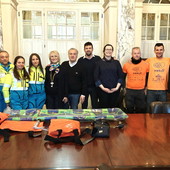 Sanremo: grazie all'HB Run donato materiale medico per la pubblica assistenza Sanremo Soccorso (Foto e Video)