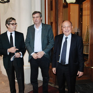 Pietro Zucchinetti e Francesco Paravati con il Presidente Burlando