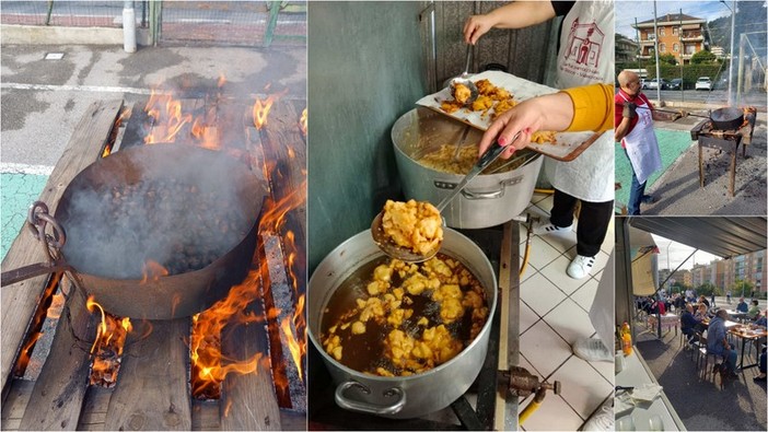 Vallecrosia, grande affluenza alla Castagnata della parrocchia di San Rocco (Foto)