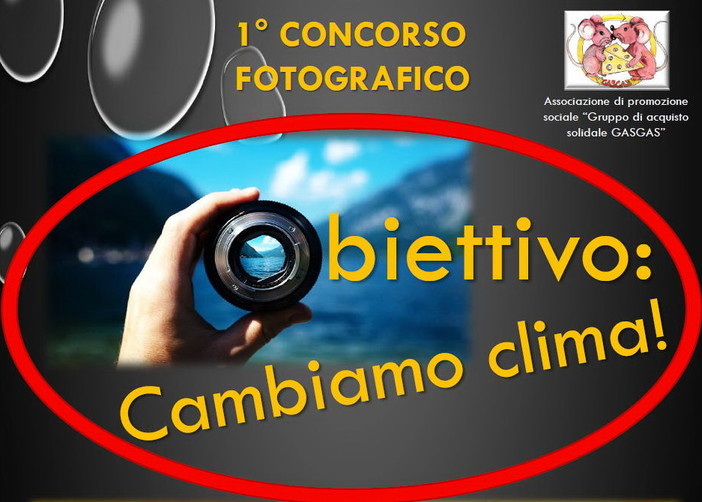 Sanremo: al via il concorso fotografico ‘Obiettivo: cambiamo clima!’, con il gruppo di acquisto ‘GasGas’