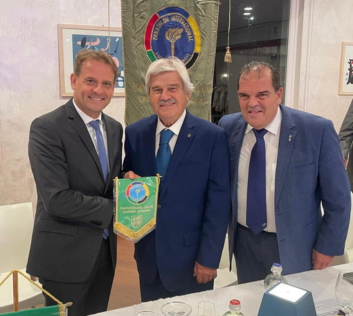 L’Assessore regionale Marco Scajola all’evento del Panathlon club Imperia-Sanremo