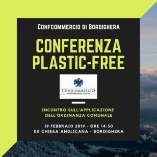 Bordighera: domani alla chiesa Anglicana conferenza di Confcommercio per l'ordinanza 'Plastic Free'