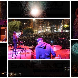Sanremo: Capodanno 2023, Irene Grandi accende la serata. In migliaia tra Pian di Nave e il porto (Foto e Video)