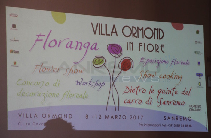 Sanremo: il flower designer della Fondazione Nobel ospite a “Villa Ormond in Fiore”