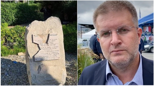 Ventimiglia: atti vandalici al monumento dei Martiri delle Foibe, Fidanza (FdI) &quot;Gesto ignobile&quot;