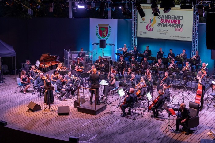 Nuovo successo per la 'Sanremo Summer Symphony' ieri sera all'Auditorium 'Franco Alfano' (Foto)