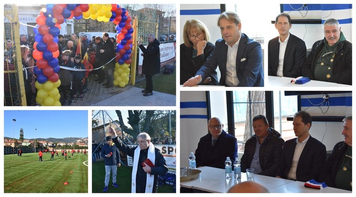 Diano Marina: la Dianese &amp; Golfo ha la sua casa, inaugurato il campo sportivo tirato a nuovo (FOTO e VIDEO)