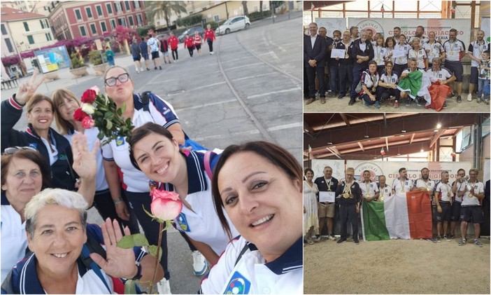 Petanque, Bordighera vince il campionato italiano di A2 e di Promozione Femminile (Foto e video)