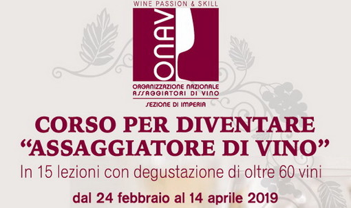 Aperte le iscrizioni al corso di primo livello per diventare 'Assaggiatori di Vino' a cura dell'Onav