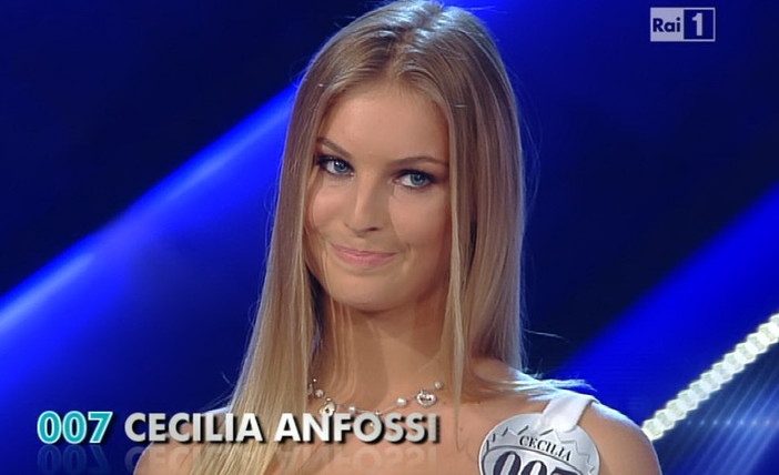 Miss Italia 2012: l'intervista alla sanremese Cecilia Anfossi che ieri sera è approdata in finale