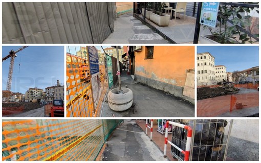 Sanremo: camminamento di piazza Eroi, commercianti soddisfatti, entro l'anno la piazza potrà essere libera (Foto)