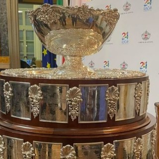 Il glorioso trofeo della Coppa Davis al Casinò nella settimana del Festival di Sanremo
