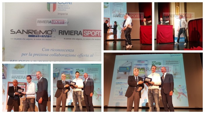 45° OSCAR DELLO SPORT IMPERIESE: premio per Sanremonews.it e Rivierasport.it (FOTO)