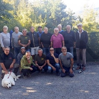 Bajardo: in tanti sabato scorso sui due campi di petanque de 'La Pineta' per seguire i colpi del campione Gianni Laigueglia