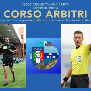 Imperia: martedì 1 ottobre la presentazione del nuovo corso (gratuito) per diventare arbitro di calcio