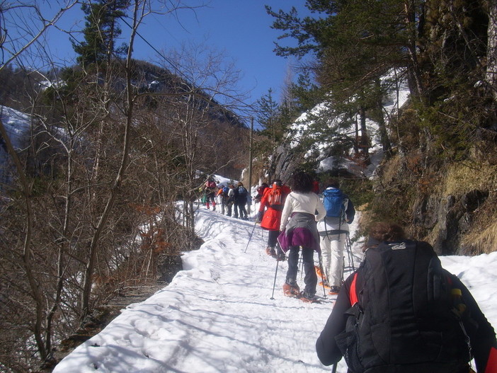 Sabato 16 febbraio, ciaspolata crepuscolare nella foresta delle Navette con le guide ambientali di Ponente Experience