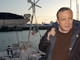 Giovanni Impastato sulla barca &quot;Martinez&quot; sede del Centro Impastato di Sanremo