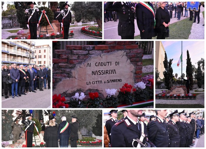 Sanremo: oggi pomeriggio le celebrazioni in ricordo dei caduti di Nassiriya nel 16° anniversario (Foto e Video)