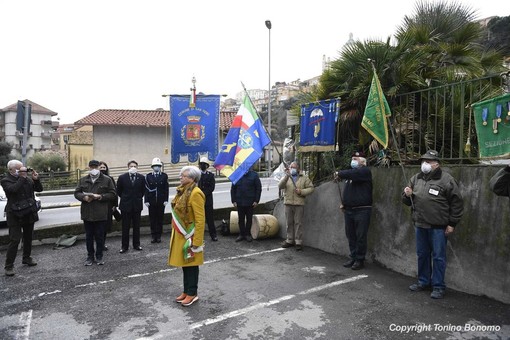 Le immagini della commemorazione (foto Tonino Bonomo)