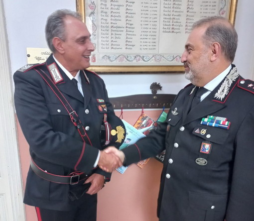 Imperia: Carabinieri, i sovrintendenti Mauro Frezzati e Livio La Grassa lasciano il servizio attivo