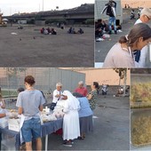 Solidarietà e generosità a Ventimiglia: associazioni e volontari sfamano i migranti (Foto e video)