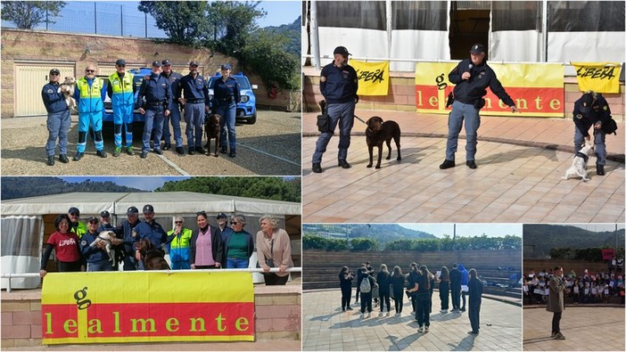 Mille cartelli con i nomi ed esibizione di unità cinofile, Camporosso ricorda le vittime innocenti delle mafie (Foto e video)