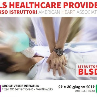 A fine giugno il primo corso istruttori BLS American Heart Association nella sede della Croce Verde Intemelia