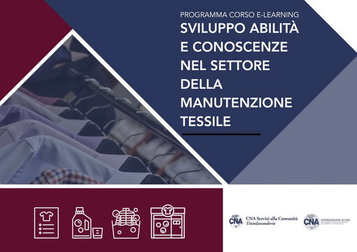 Cna Imperia: corso gratuito per tintolavanderie ‘Sviluppo abilità e conoscenze nel settore della manutenzione tessile’