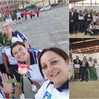 Petanque, Bordighera vince il campionato italiano di A2 e di Promozione Femminile (Foto e video)