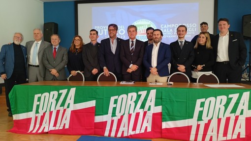 Congresso provinciale, Forza Italia sceglie coordinamento unito guidato da Simone Baggioli (Foto e video)