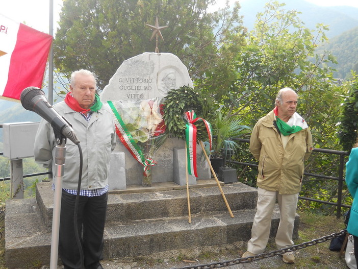 Triora: ieri la commemorazione di Vittorio Guglielmo e dei caduti Partigiani della Valle Argentina