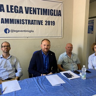 Le immagini dalla sede della Lega a Ventimiglia