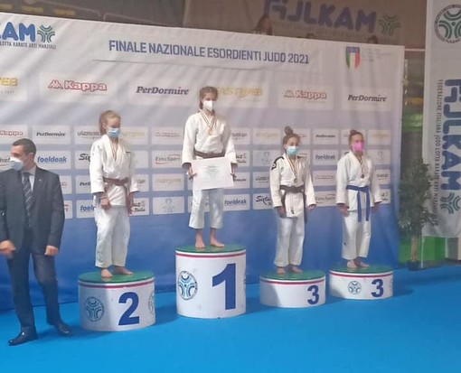 Terzo posto per Cristina Meluso (Judo Sanremo) alle finali nazionali Esordienti B