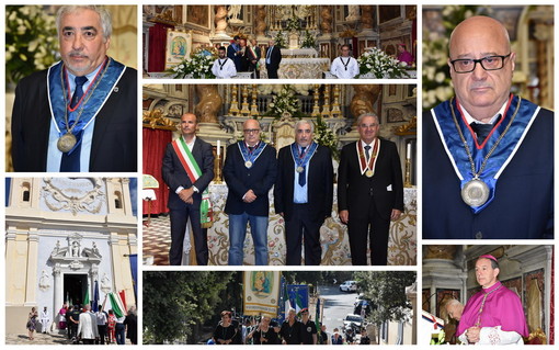 Sanremo: al Santuario della Madonna della Costa la cerimonia per l'Assunta con i nuovi 'Consoli del Mare' (Foto)