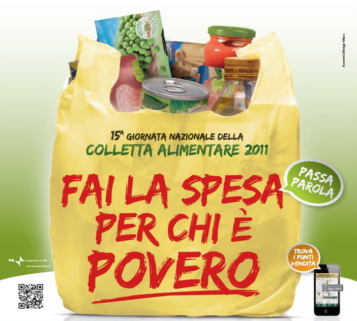 Il 26 novembre anche in provincia di Imperia la 15a 'Colletta Alimentare Nazionale'