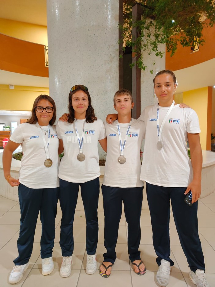 Canoa, la Canottieri Sanremo vince l'argento alle Nazionali del Trofeo Coni 2023