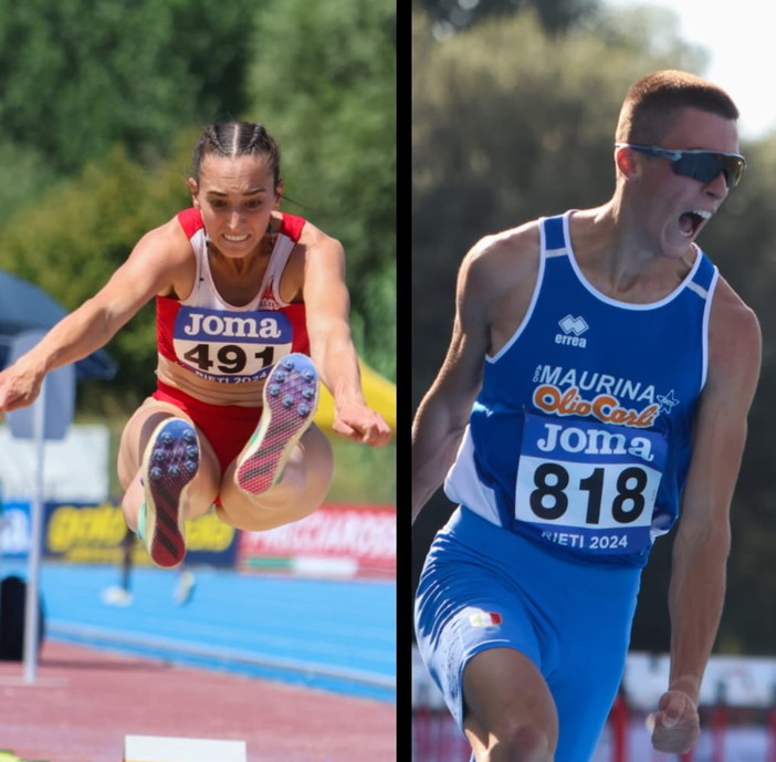 Ottimi risultati per Chiara Smeraldo e Oliver Mulas ai campionati italiani Under 23 di atletica