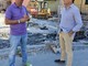 Rigenerazione urbana, l’assessore Marco Scajola in visita al cantiere di piazza Marconi a Badalucco: “Lavoro costante per riqualificare il territorio”